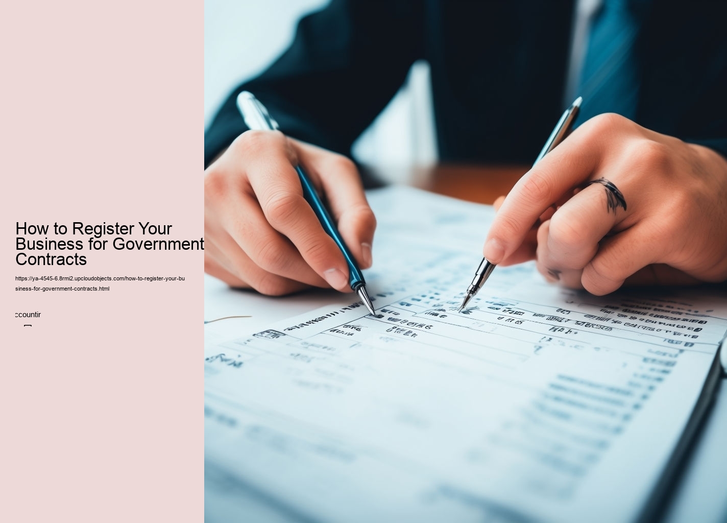 How to Register Your Business for Government Contracts