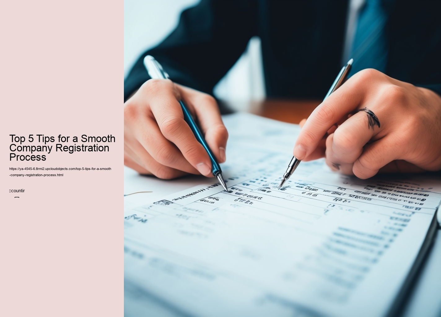 Top 5 Tips for a Smooth Company Registration Process